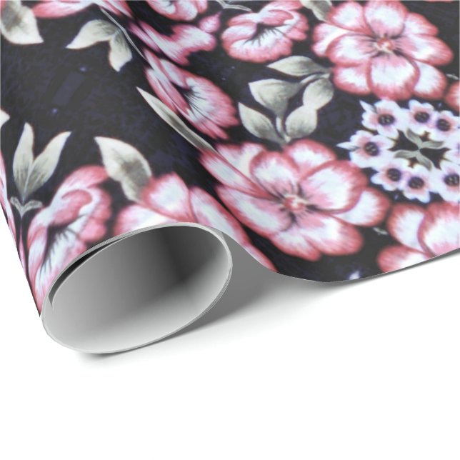 Papel De Regalo Tapiz floral (Esquina del rollo)