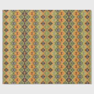Papel De Regalo Tapiz Tribal Boho Gráfico Geométrico