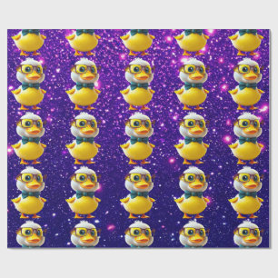 Papel De Regalo Tapón de pato de caucho con encanto inspirado en e
