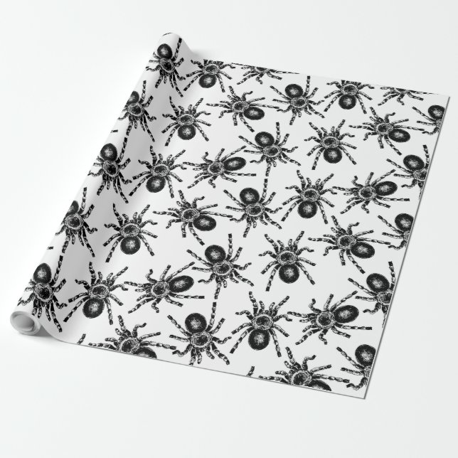 Papel De Regalo Tarantula (Desenrollado)