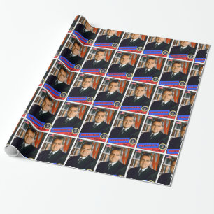 Papel De Regalo Tarjeta de béisbol de Richard Nixon