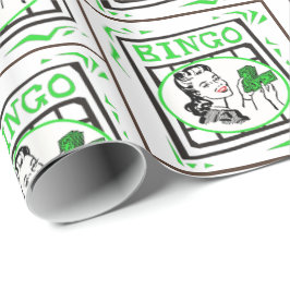 Papel De Regalo Tarjeta de Bingo Lady con Dinero