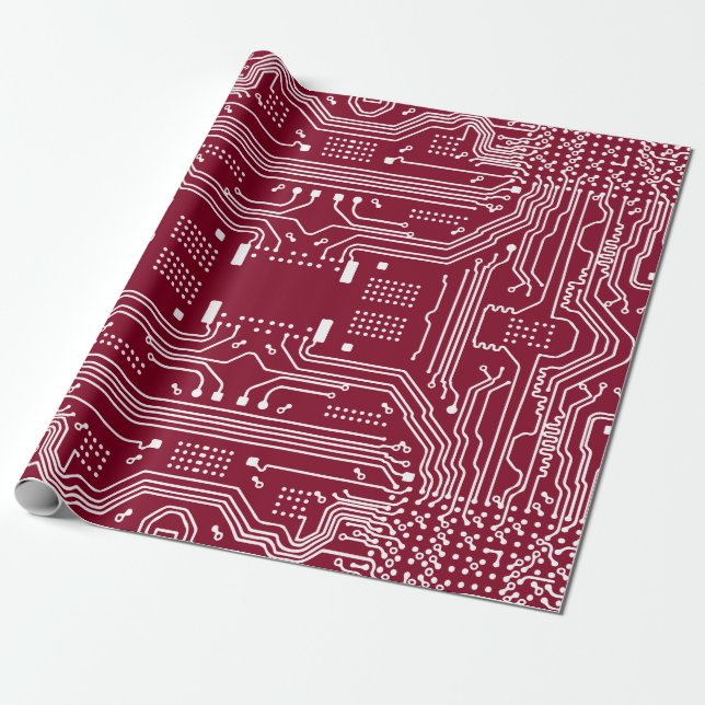 Papel De Regalo Tarjeta de circuitos (Desenrollado)