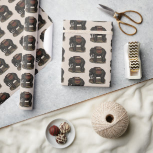 Papel De Regalo Tarjeta de corte de luz antibiótico vintage Jumbo 