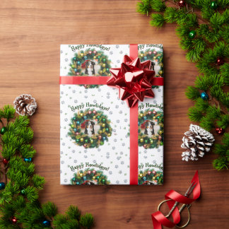 Papel De Regalo Tarjeta de Foto de Felices Fiestas