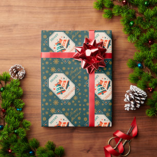 Papel De Regalo Tarjeta de navidades - Navidades Jingle Bells y St