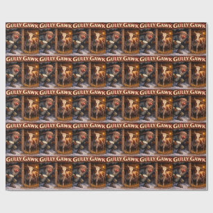 Papel De Regalo Tarjeta postal del Yule Lad islandés Gully Gawk