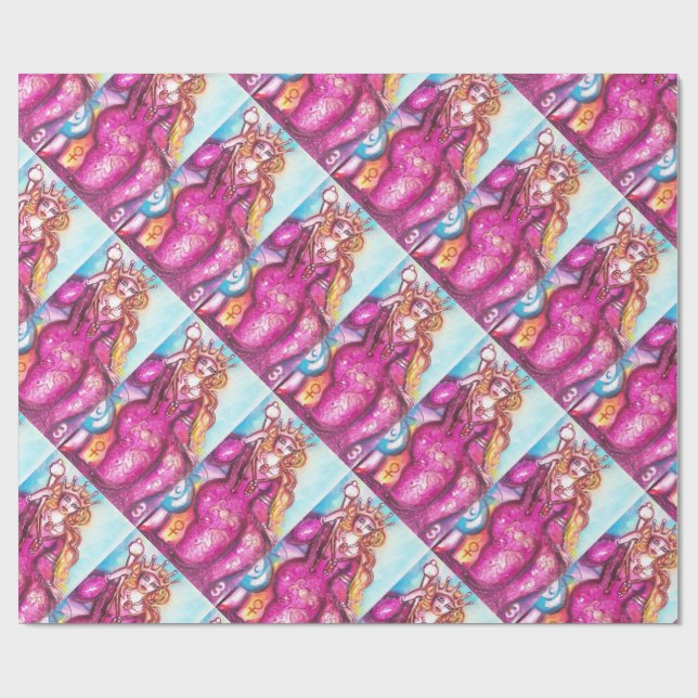 PAPEL DE REGALO TAROS DE LAS SOMBRAS PERDIDAS /EL EMPRESS (Superficie plana)