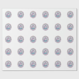 Papel De Regalo Tarot de Unicornio Lector de Unicornio Premium Imp