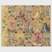 Tarots antiguos/Tarjetas de tribunal alemanas/Falc