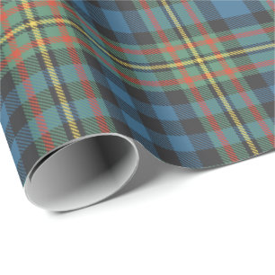 Papel De Regalo Tartan Antiguo del Clan MacLellan