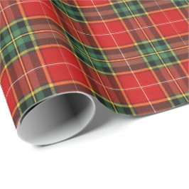 Papel De Regalo Tartan Brillante Festivo