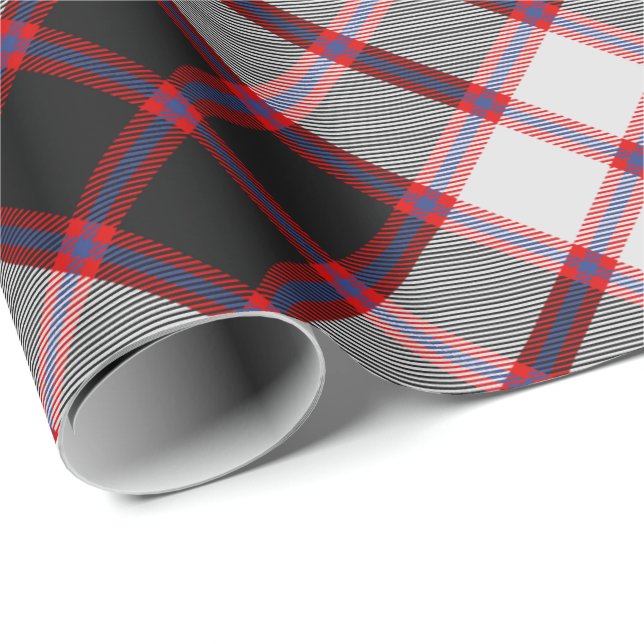 Papel de regalo Tartán de caza del Clan MacPherson (Esquina del rollo)