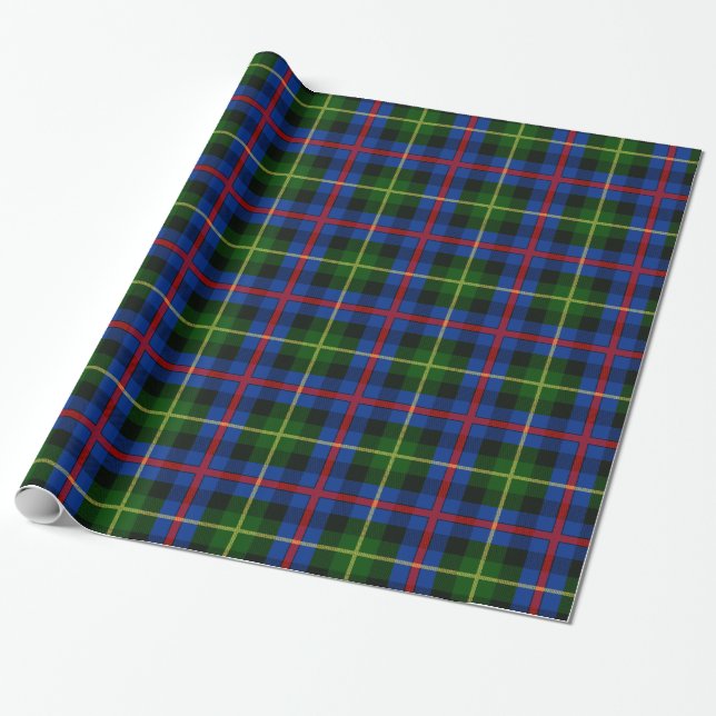 Papel De Regalo Tartán de Farquharson del clan (Desenrollado)