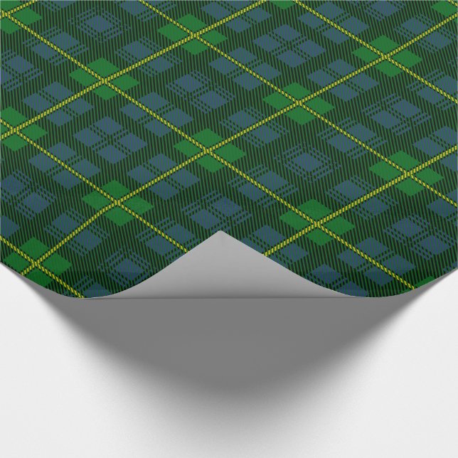 Papel De Regalo Tartán de Gordon del clan (Esquina)
