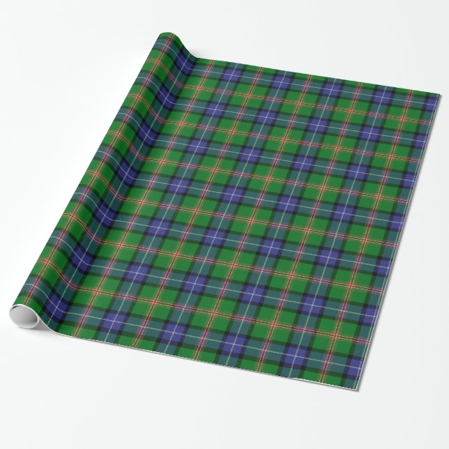 Papel De Regalo Tartán de Jones del clan (Desenrollado)