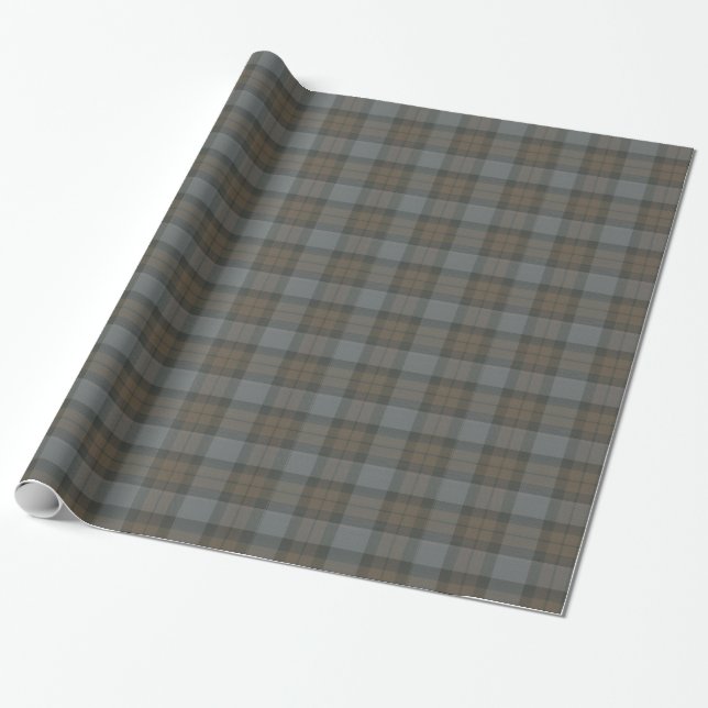 Papel De Regalo Tartán de la caza de Fraser del clan (Desenrollado)