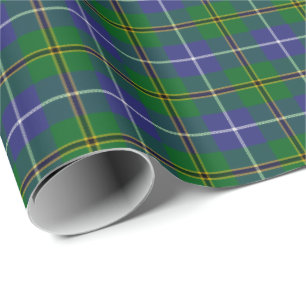 Papel De Regalo Tartán de la caza del clan de Turnbull