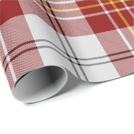 Papel de regalo Tartán de vestido rojo Clan MacPhe