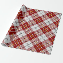 Papel de regalo Tartán de vestido rojo del Clan Ma