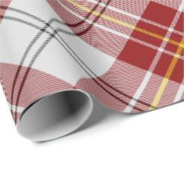 Papel de regalo Tartán de vestido rojo del Clan Ma