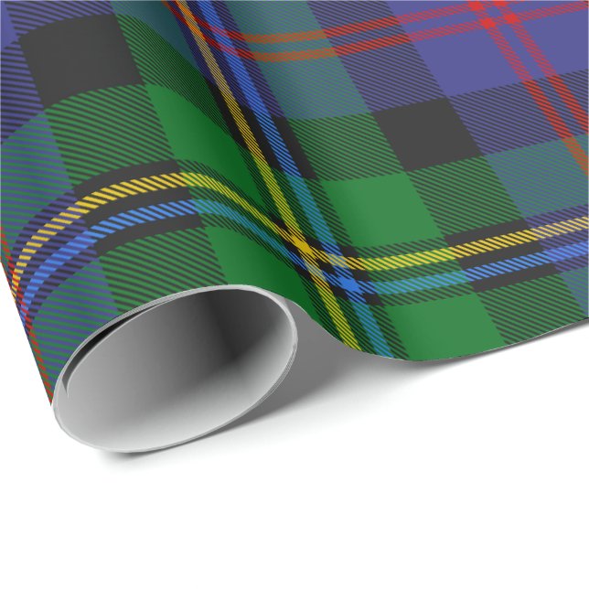 Papel De Regalo Tartan del Clan Malcolm (Esquina del rollo)