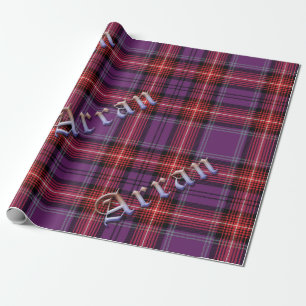 Papel De Regalo Tartán del distrito de Arran