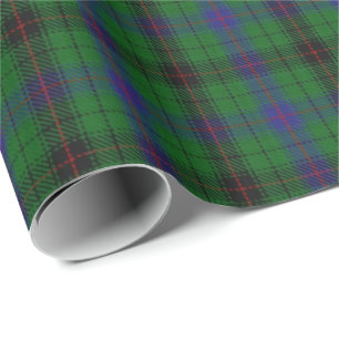 Papel De Regalo Tartán del escocés de Davidson del clan