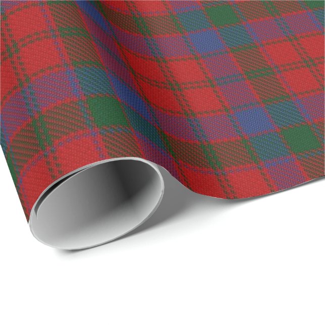 Papel De Regalo Tartán del escocés de Donnachaidh Robertson del (Esquina del rollo)