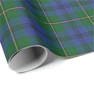 Papel De Regalo Tartán del escocés de Johnstone Johnston del clan