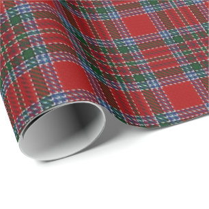Papel De Regalo Tartán del escocés de MacBean MacBain del clan