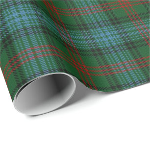 Papel De Regalo Tartán del escocés de Ross del clan