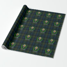 Tartan y Cresta del Clan Escocés Grant