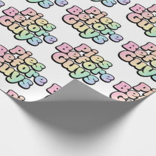 Papel de Regalo 'Tartas Antes que Chicos'