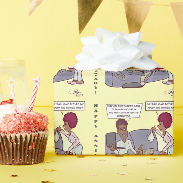 Papel De Regalo Tasa de divorcio (Fiesta de cumpleaños )