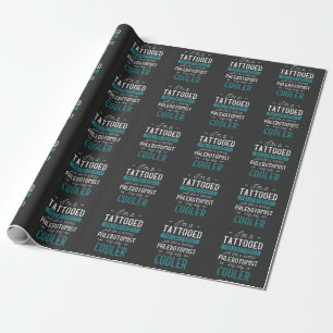 Papel De Regalo Tatuaje Tentado De Tatuaje Flebotomático Tentado 