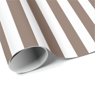 Papel De Regalo Taupe Brown/Rayo Blanco