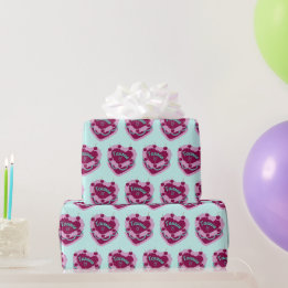 Papel De Regalo Taurus Zodiac Coquette Heart Birthday Cake