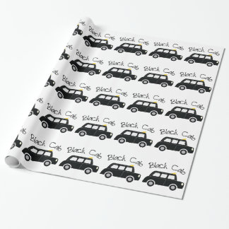 Papel De Regalo Taxi negro
