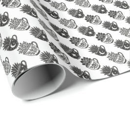 Papel De Regalo Tazas de Suculentas