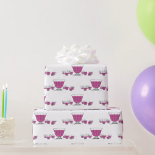 Papel De Regalo Tazón de ponche de cristal