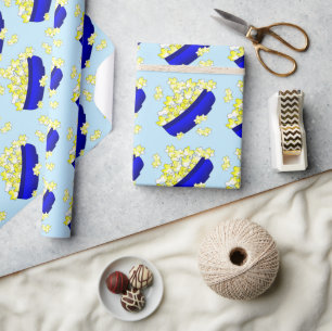 Papel De Regalo Tazón de Popcorn