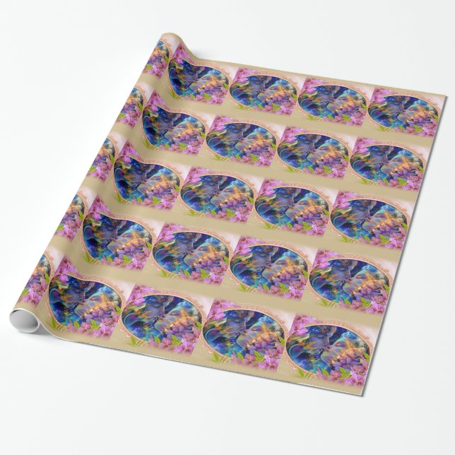 Papel De Regalo Te amo (Desenrollado)