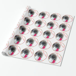 Papel De Regalo Te Amo Cachorro Pequinés