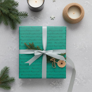 Papel De Regalo Te Deseamos una Feliz Navidad en Verde Elfo
