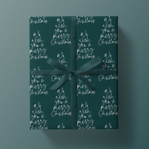 Papel De Regalo Te deseamos unas alegres vacaciones de Navidad ver