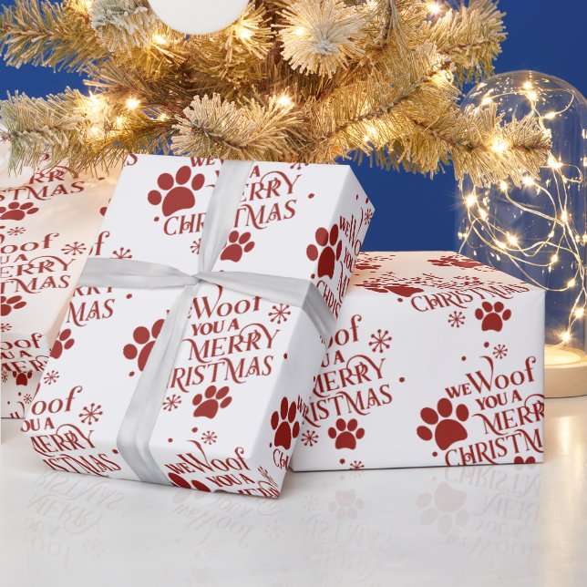 Papel De Regalo Te queremos una Feliz Navidad (Vacaciones)