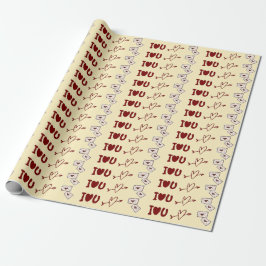 Papel de regalo Te Quiero