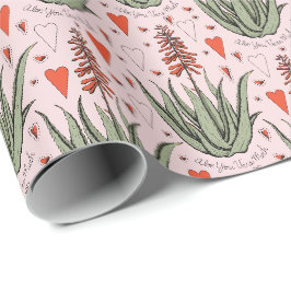 Papel De Regalo Te Quiero Mucho Aloe