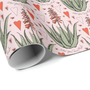Papel De Regalo Te Quiero Mucho Aloe
